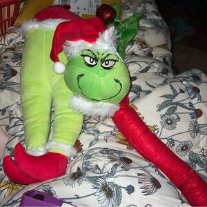 Green and Red Plush Grinch Christmas Tree decor